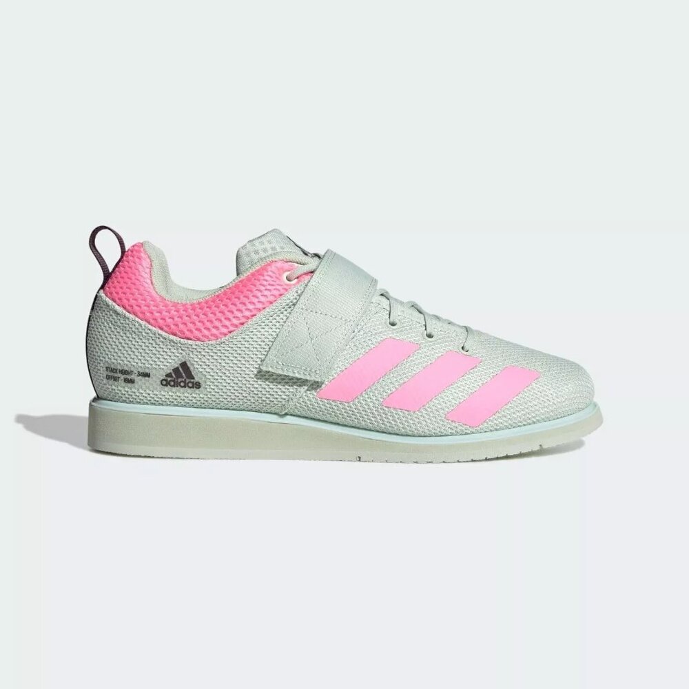 Adidas‎ Powerlift 5 Weightlifting Mens 11.5 Trainers Pink Grey Womens 12.5